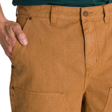 Pantalón Hombre Double Front Canvas Café CAT