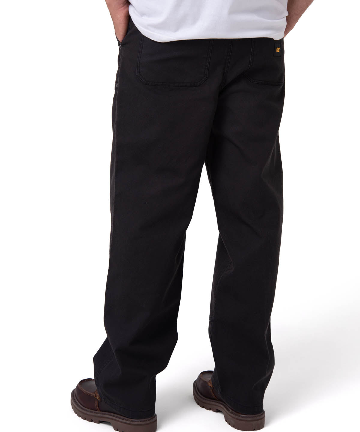 Pantalón Hombre Straight Double Negro Cat