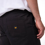 Pantalón Hombre Straight Double Negro Cat