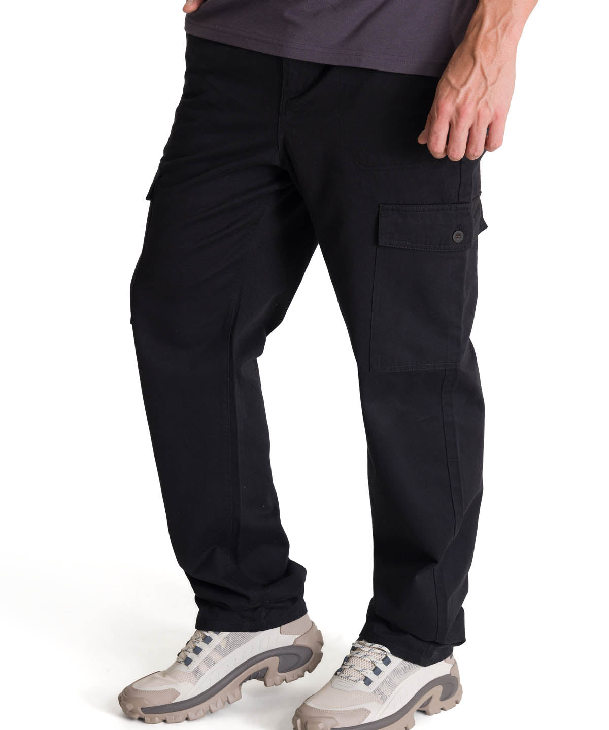 Pantalón Hombre Cargo Straight Negro CAT