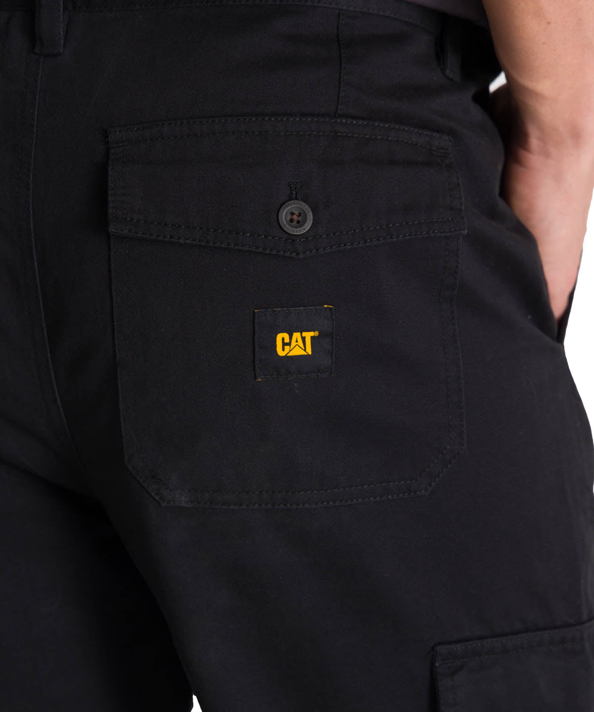Pantalón Hombre Cargo Straight Negro CAT