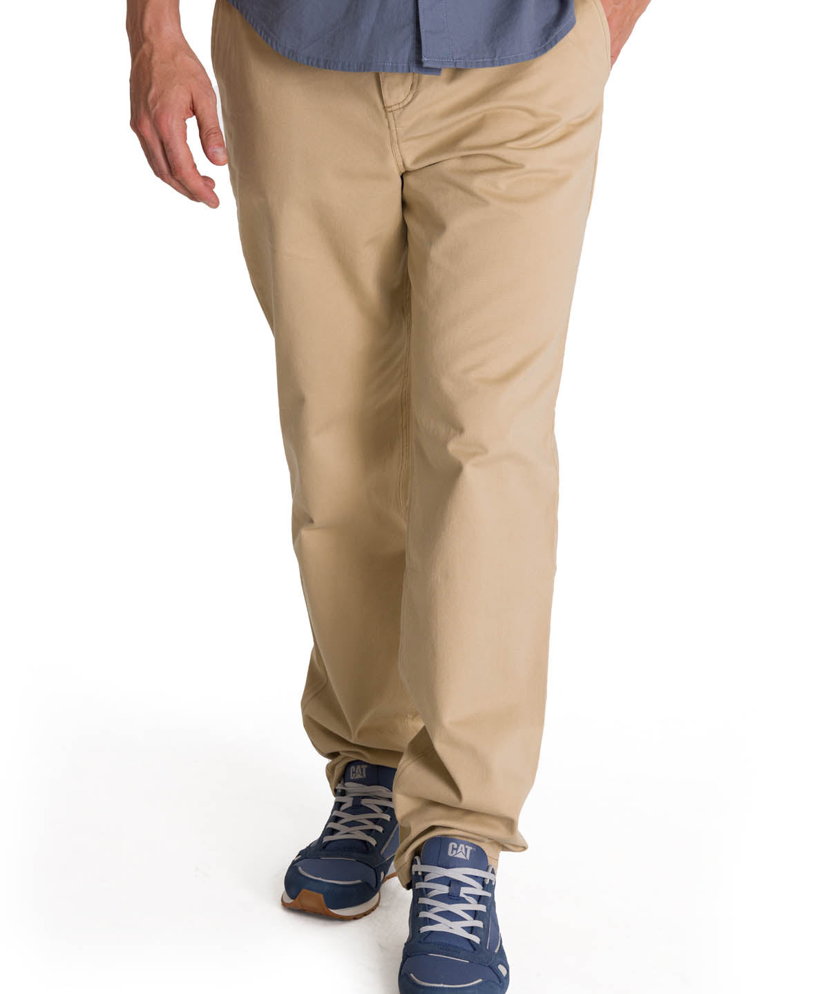 Pantalón Hombre Straight Chino Beige CAT