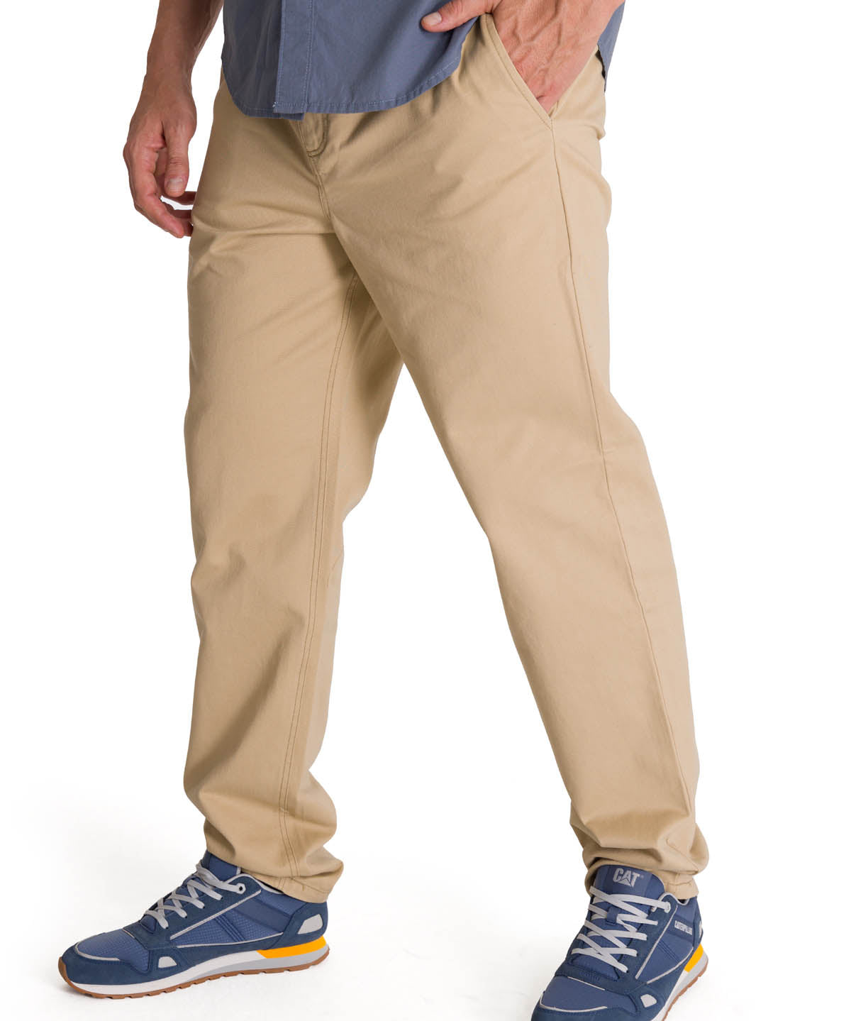 Pantalón Hombre Straight Chino Beige CAT