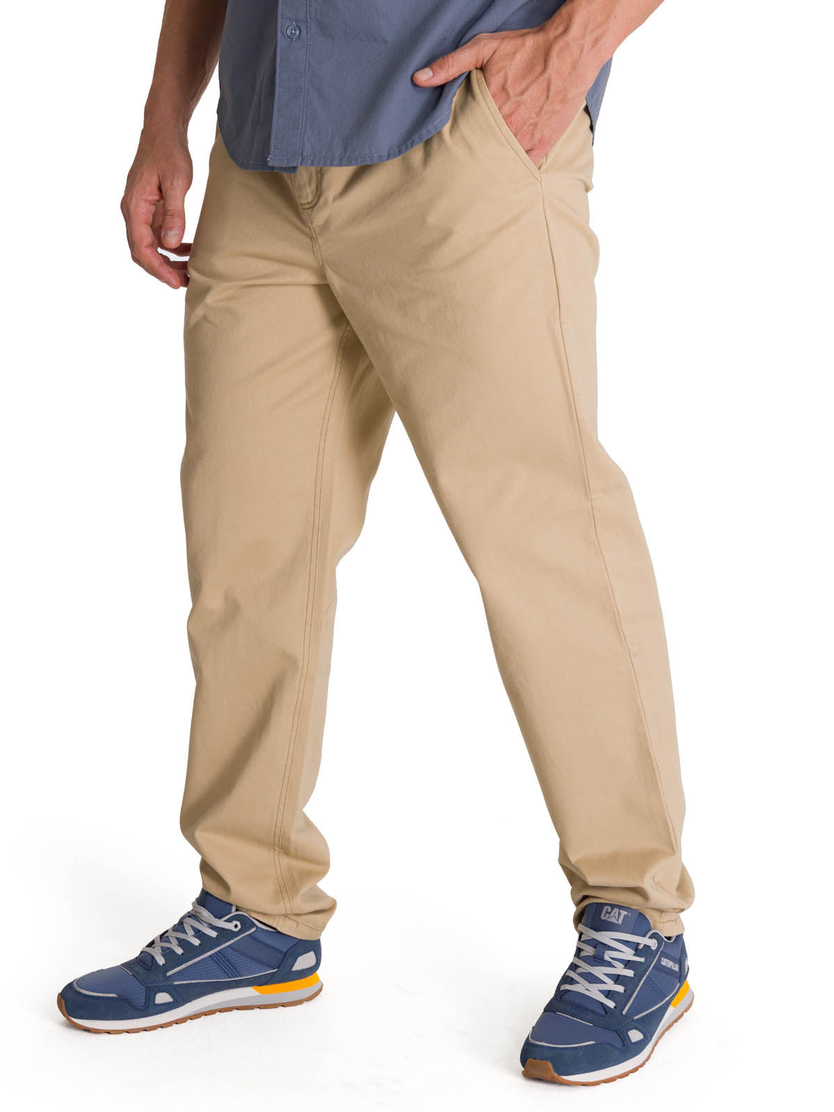Pantalón Hombre Straight Chino Beige CAT