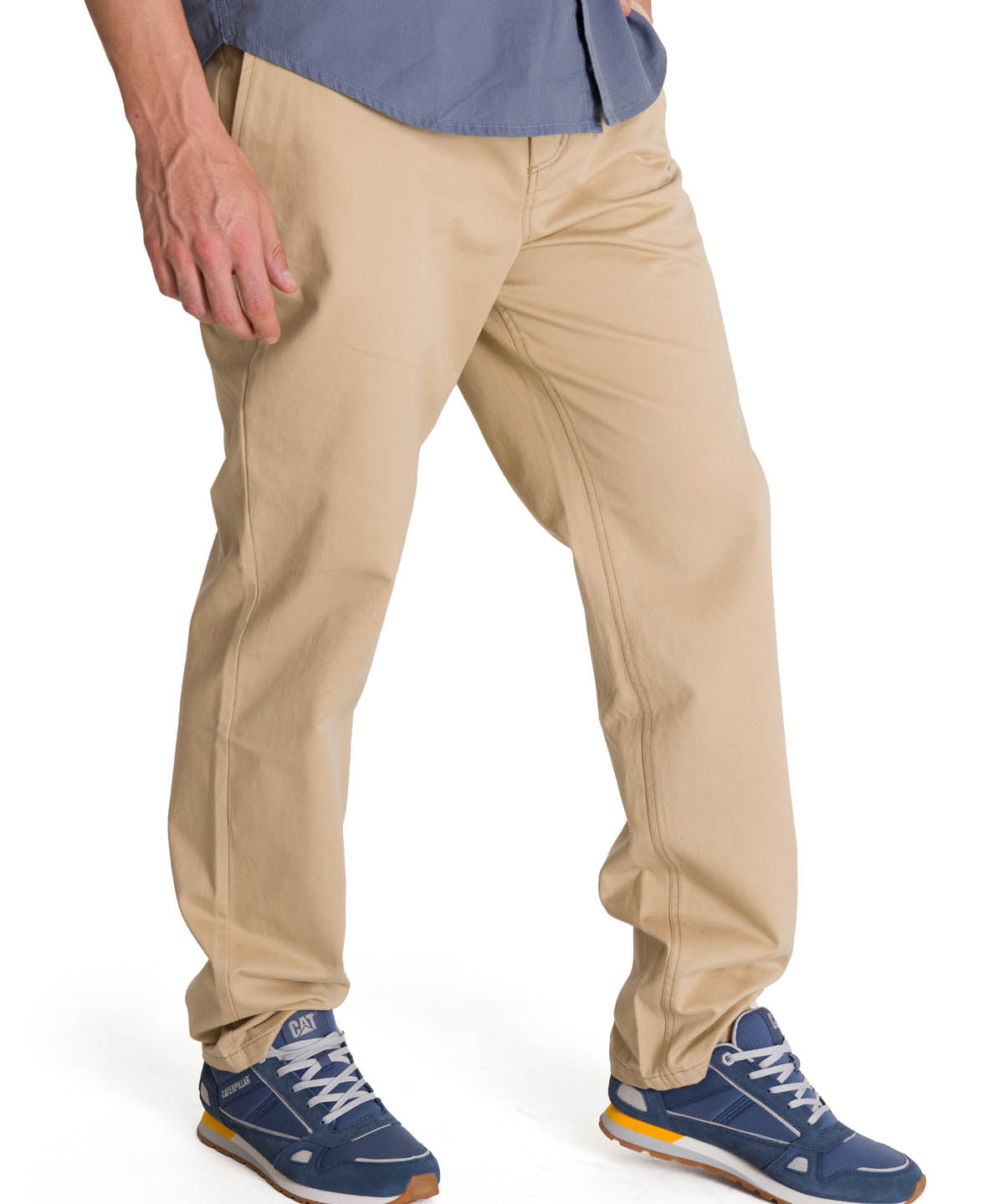 Pantalón Hombre Straight Chino Beige CAT