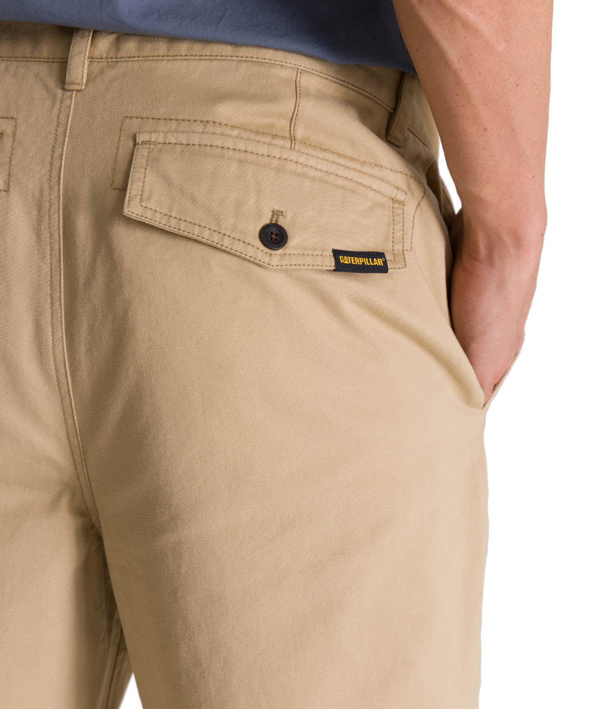Pantalón Hombre Straight Chino Beige CAT