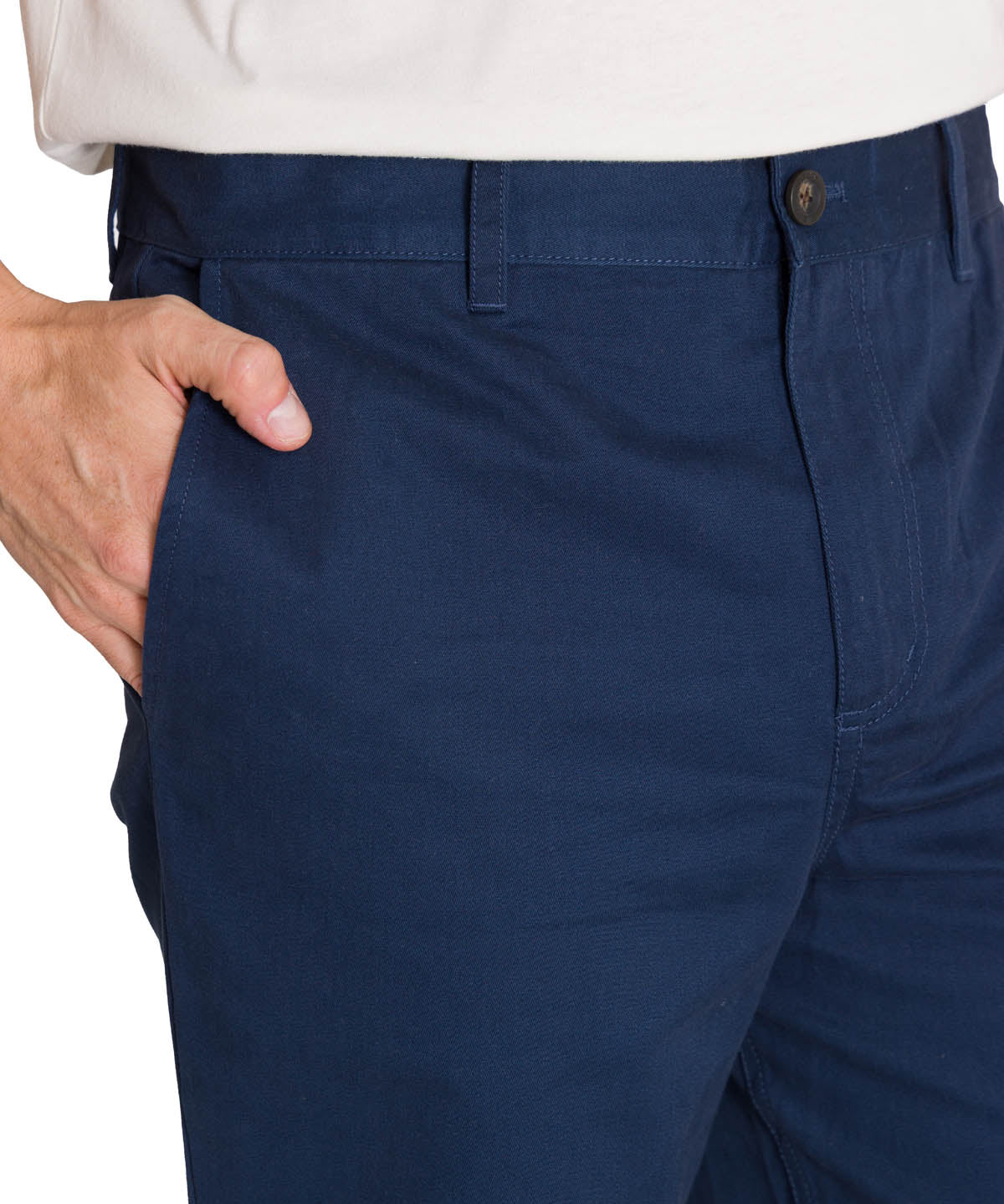 Pantalón Hombre Straight Chino Azul CAT