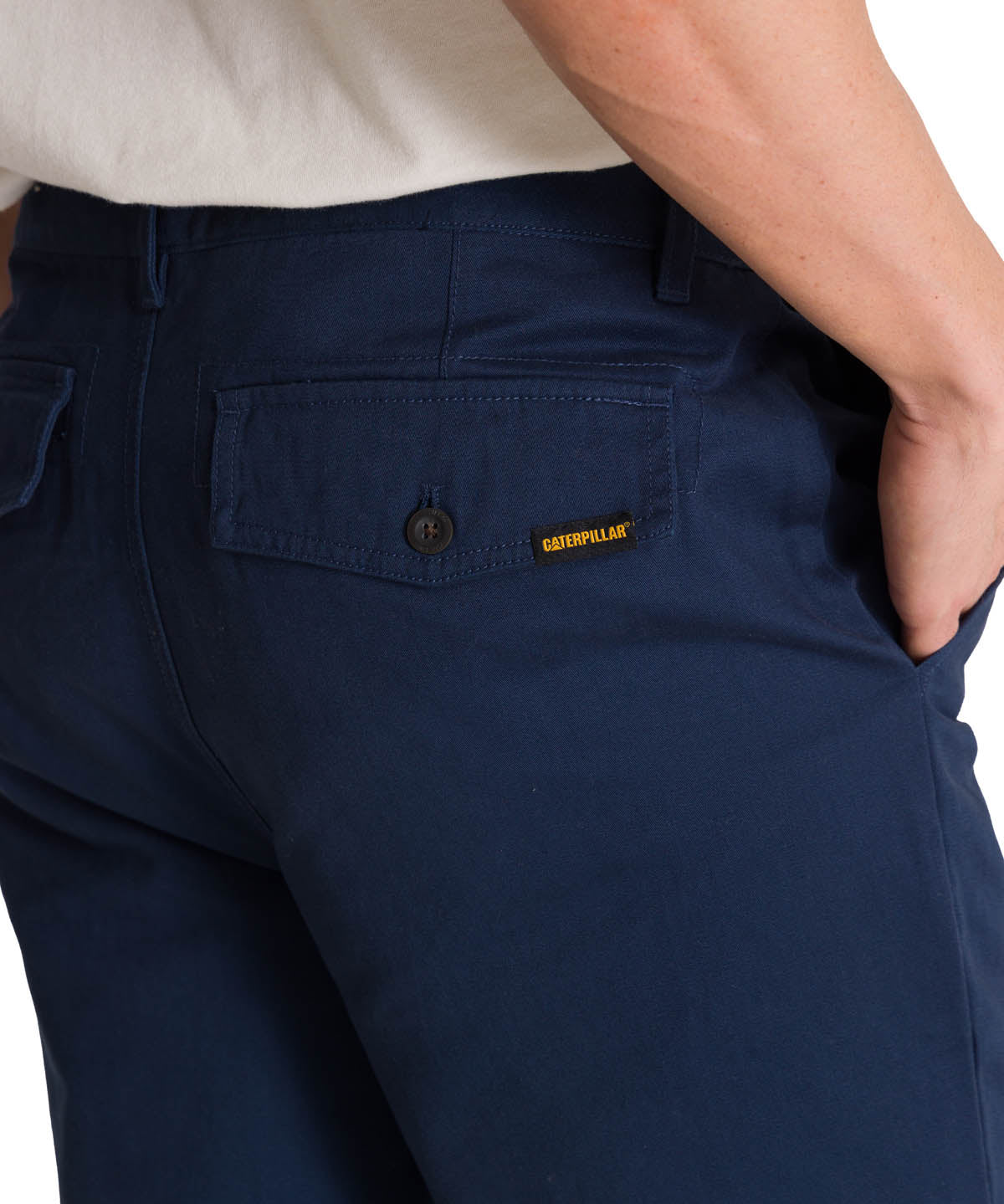 Pantalón Hombre Straight Chino Azul CAT