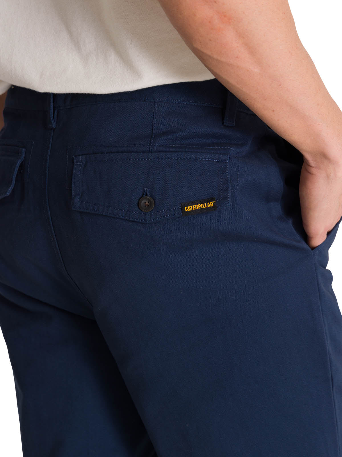 Pantalón Hombre Straight Chino Azul CAT