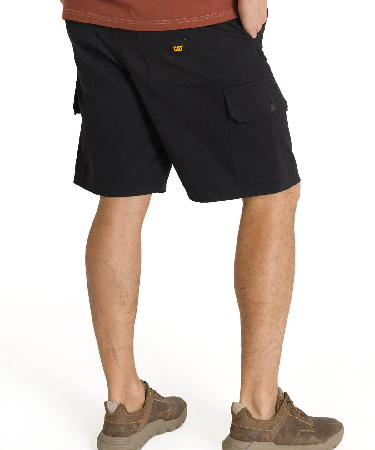 Short Hombre Cargo Negro CAT