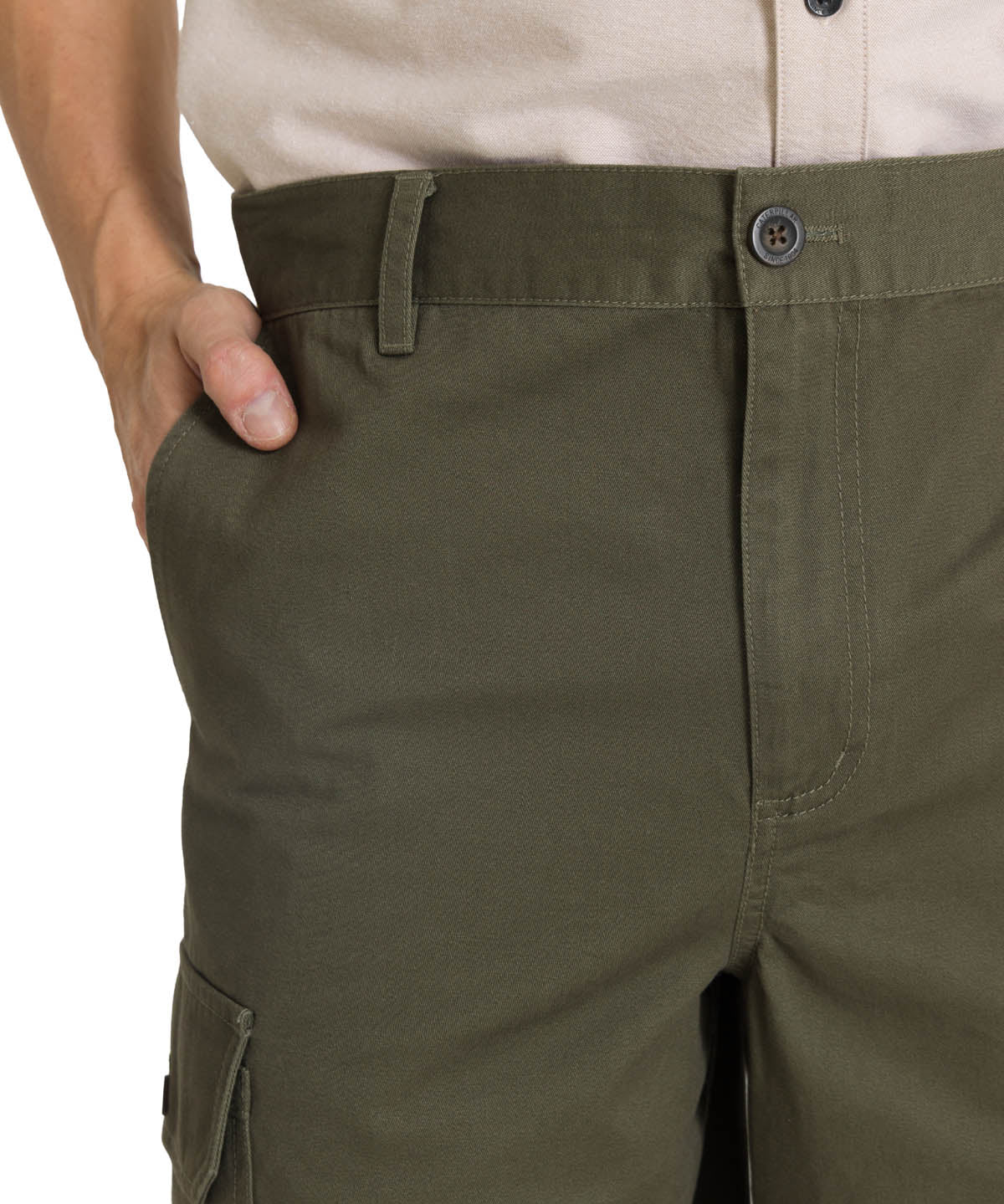 Short Hombre Cargo Verde Oliva CAT