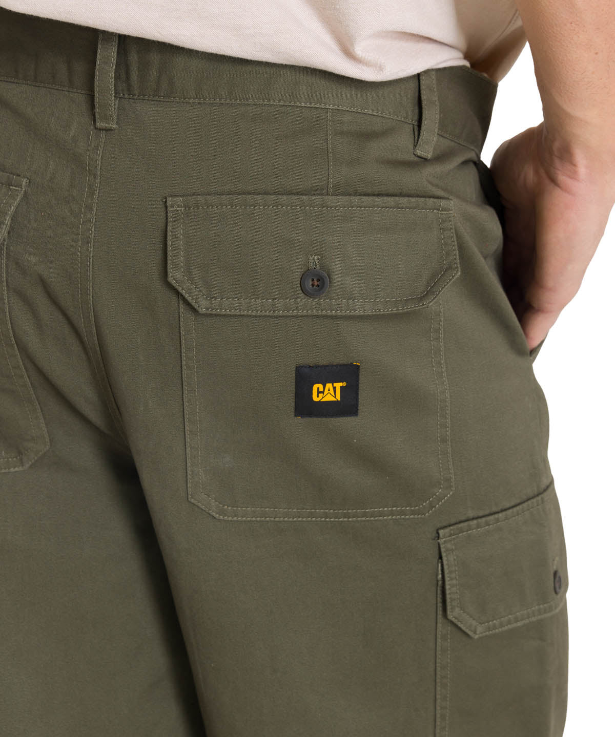 Short Hombre Cargo Verde Oliva CAT