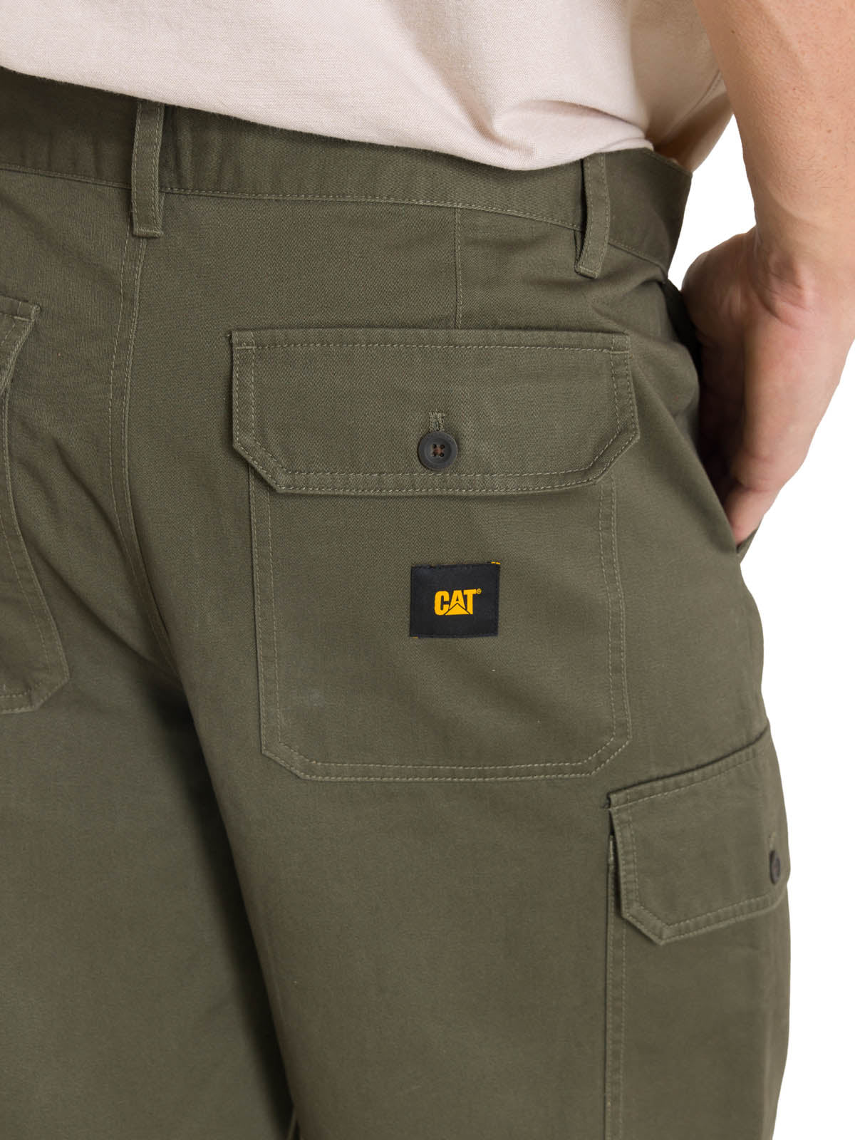 Short Hombre Cargo Verde Oliva CAT