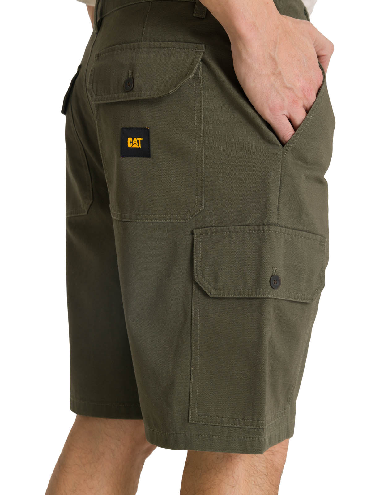 Short Hombre Cargo Verde Oliva CAT