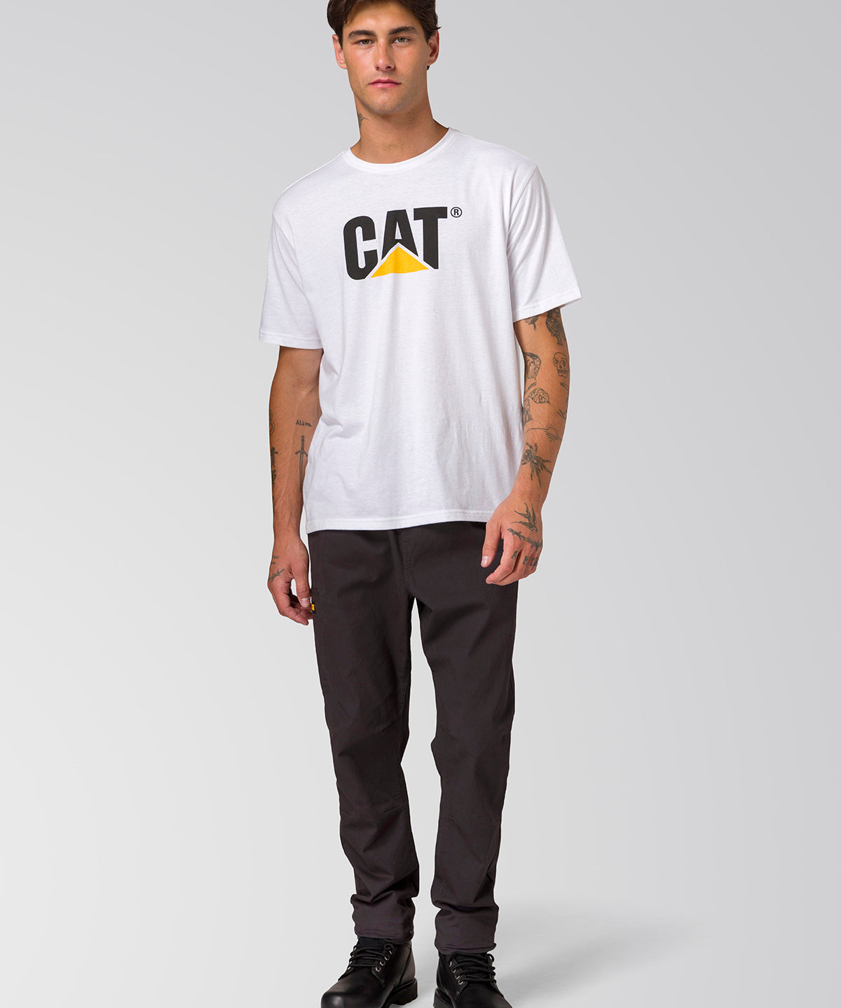 Pantalón Twill Hombre Stretch Utility Negro CAT