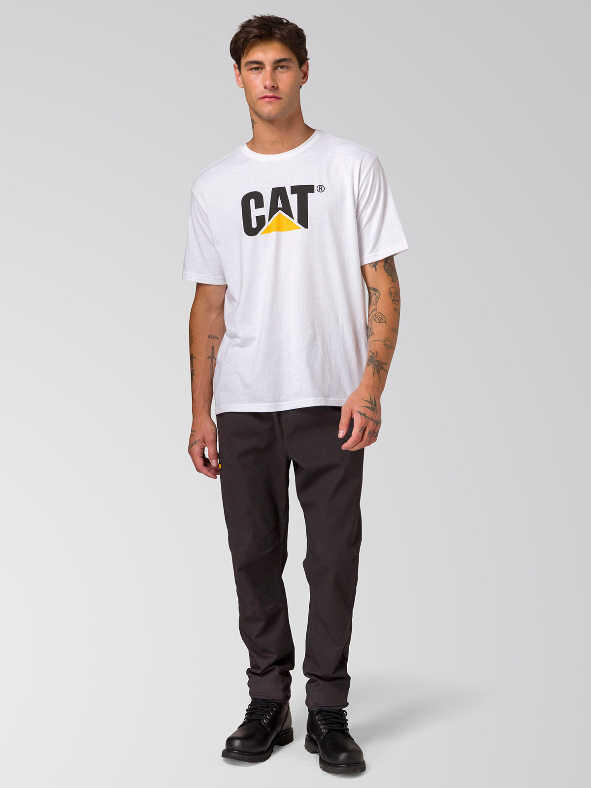 Pantalón Twill Hombre Stretch Utility Negro CAT