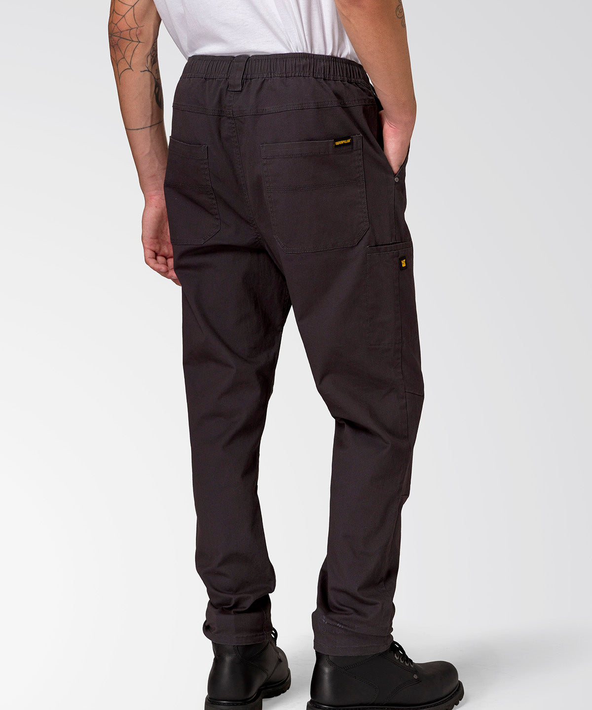Pantalón Twill Hombre Stretch Utility Negro CAT