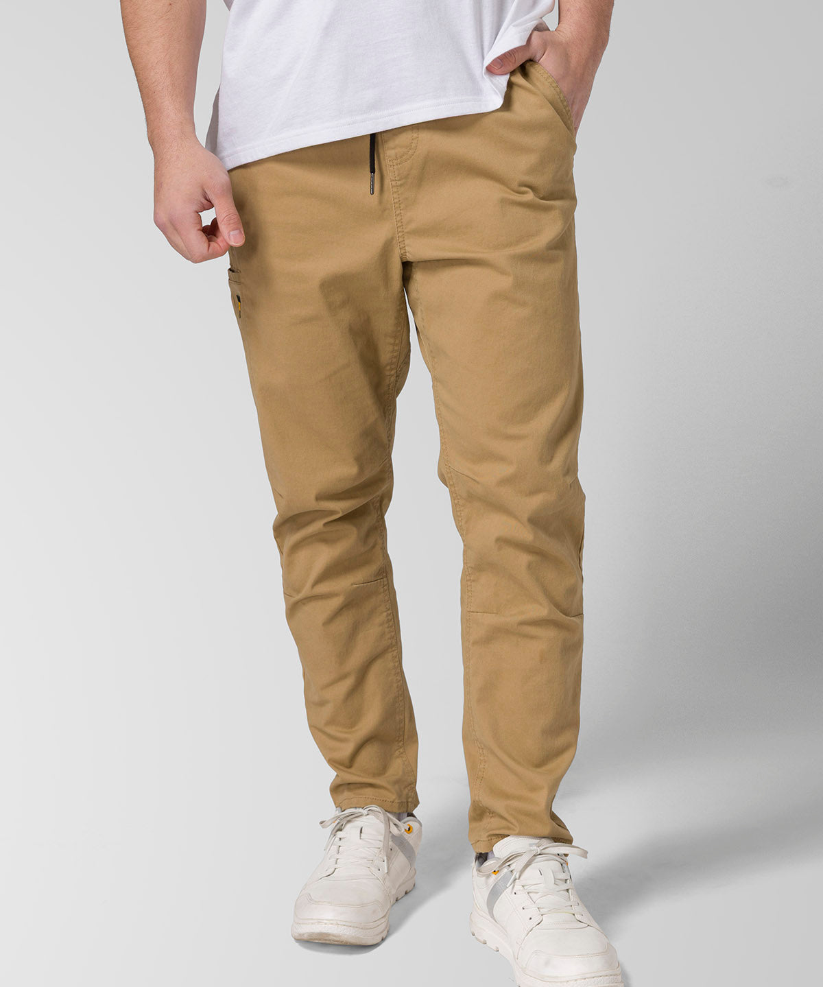 Pantalón Twill Hombre Stretch Utility Beige CAT
