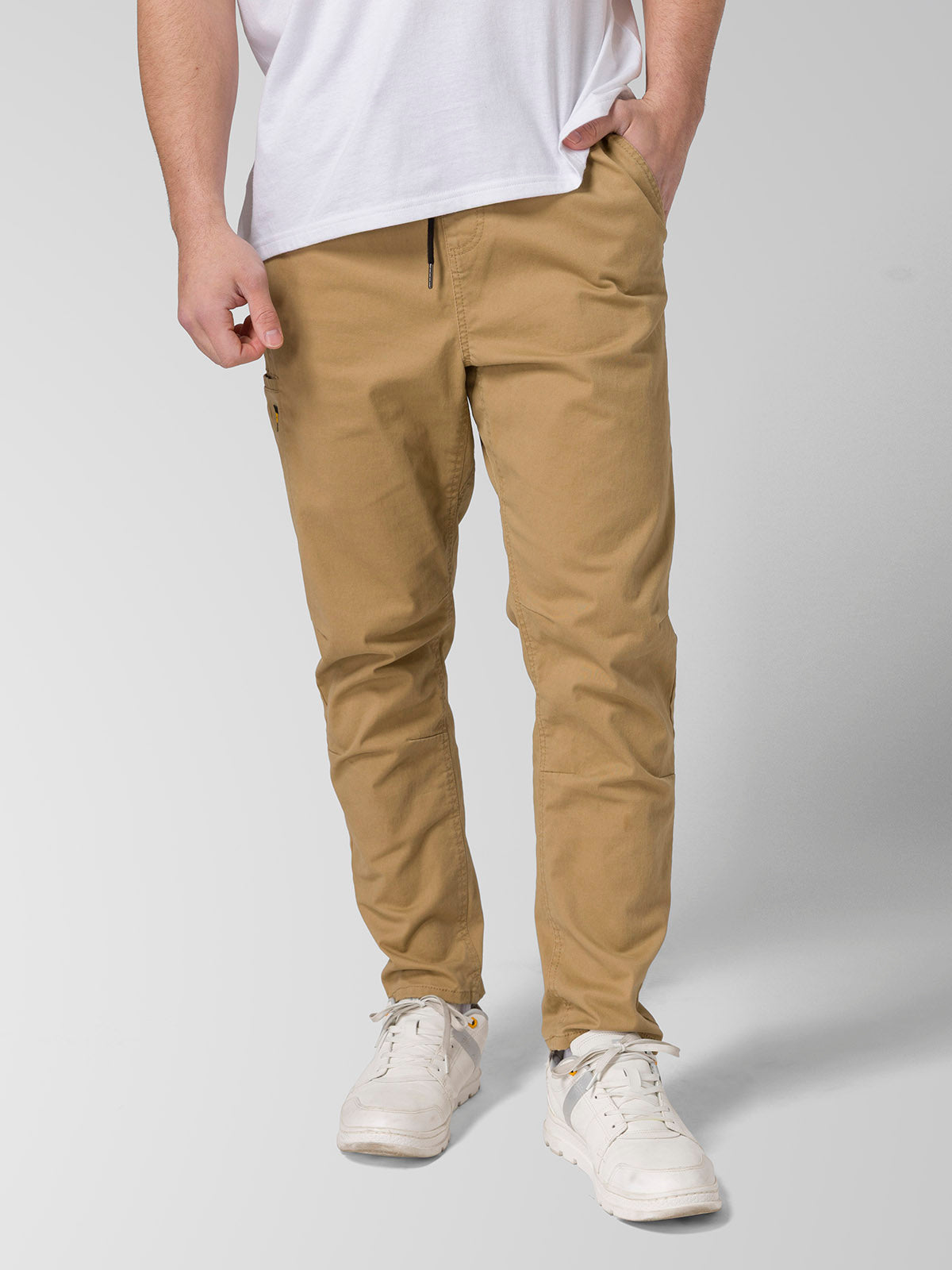 Pantalón Twill Hombre Stretch Utility Beige CAT