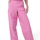 Pantalón Mujer Canvas Carpenter Rosa Cat