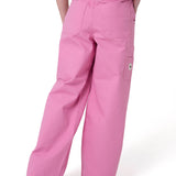 Pantalón Mujer Canvas Carpenter Rosa Cat