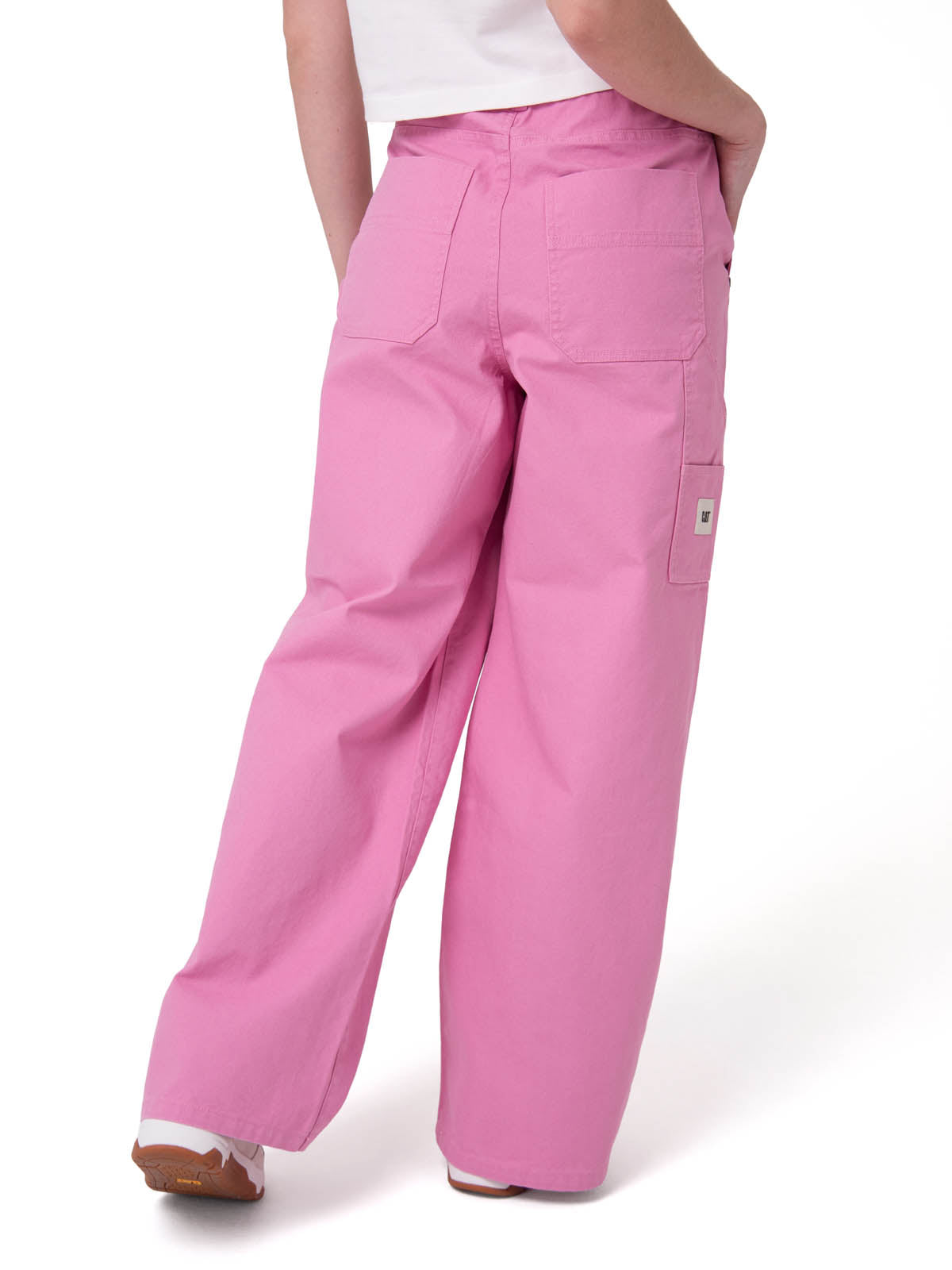 Pantalón Mujer Canvas Carpenter Rosa Cat