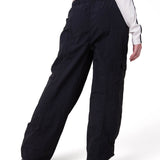 Pantalón Mujer Pull-On Cargo Negro Cat