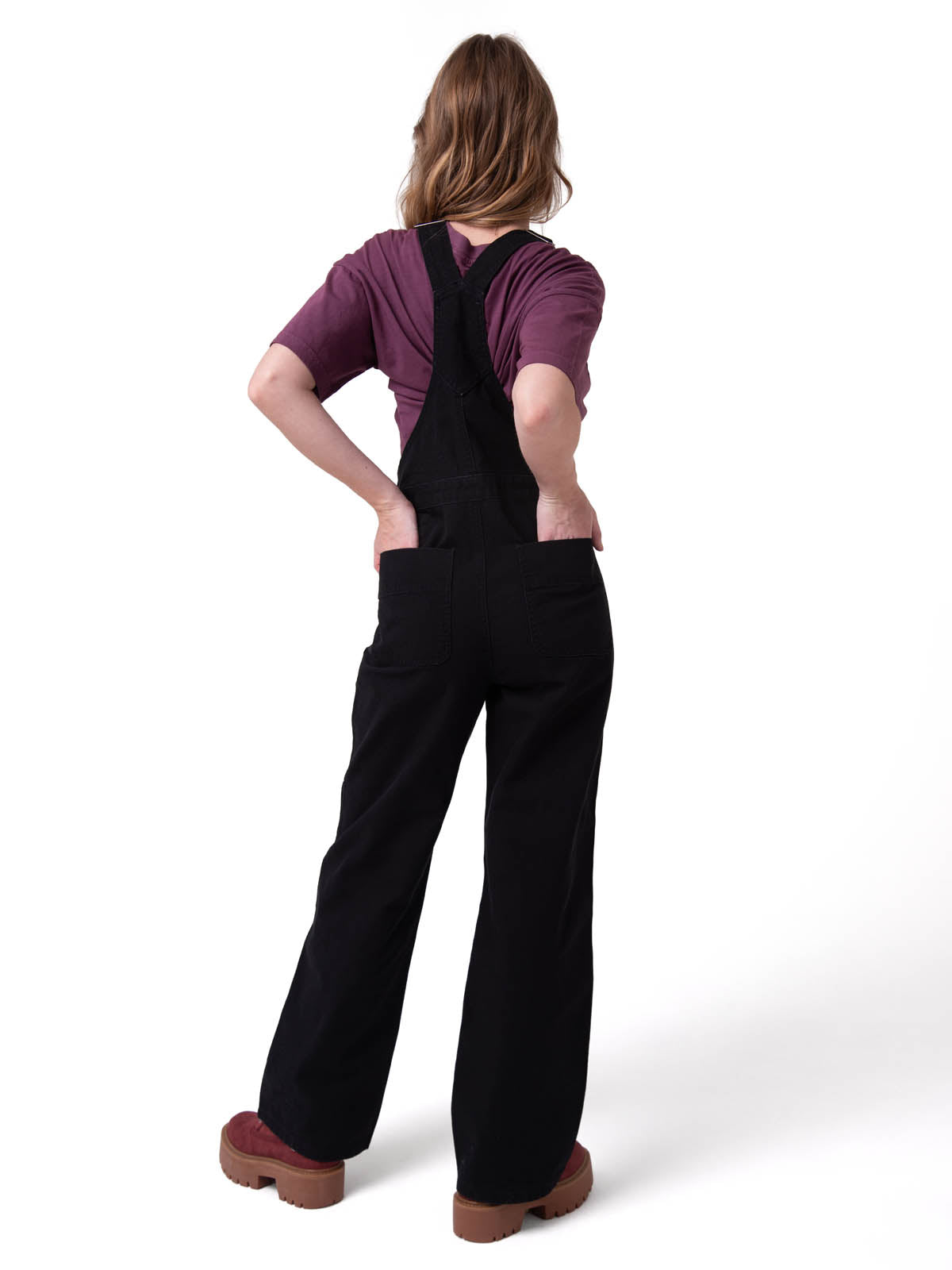 Jardinera Mujer Canvas Heritage Negro Cat