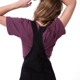 Jardinera Mujer Canvas Heritage Negro Cat