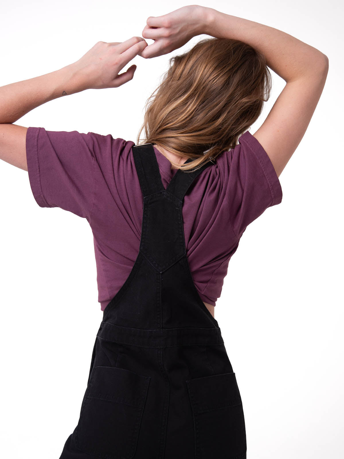 Jardinera Mujer Canvas Heritage Negro Cat