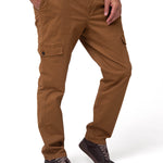 Pantalón Hombre Cargo Slim Café Cat