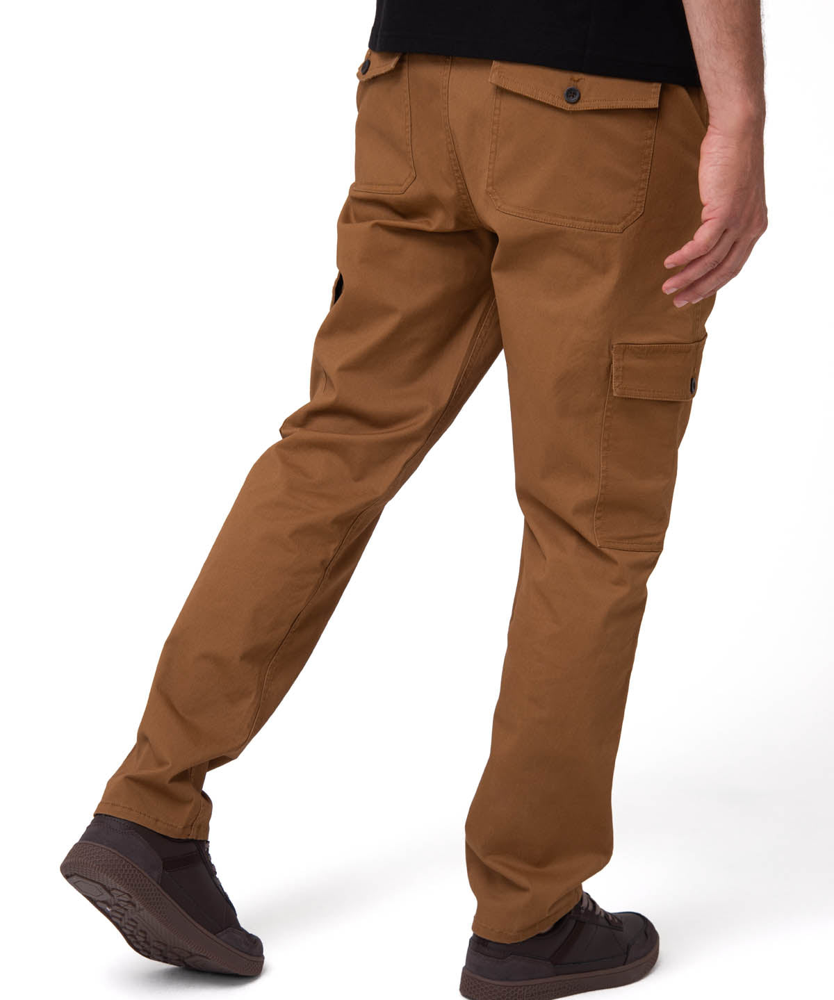 Pantalón Hombre Cargo Slim Café Cat