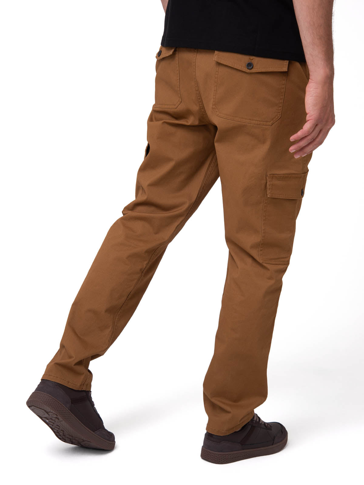 Pantalón Hombre Cargo Slim Café Cat