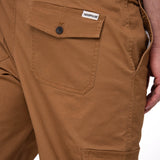 Pantalón Hombre Cargo Slim Café Cat