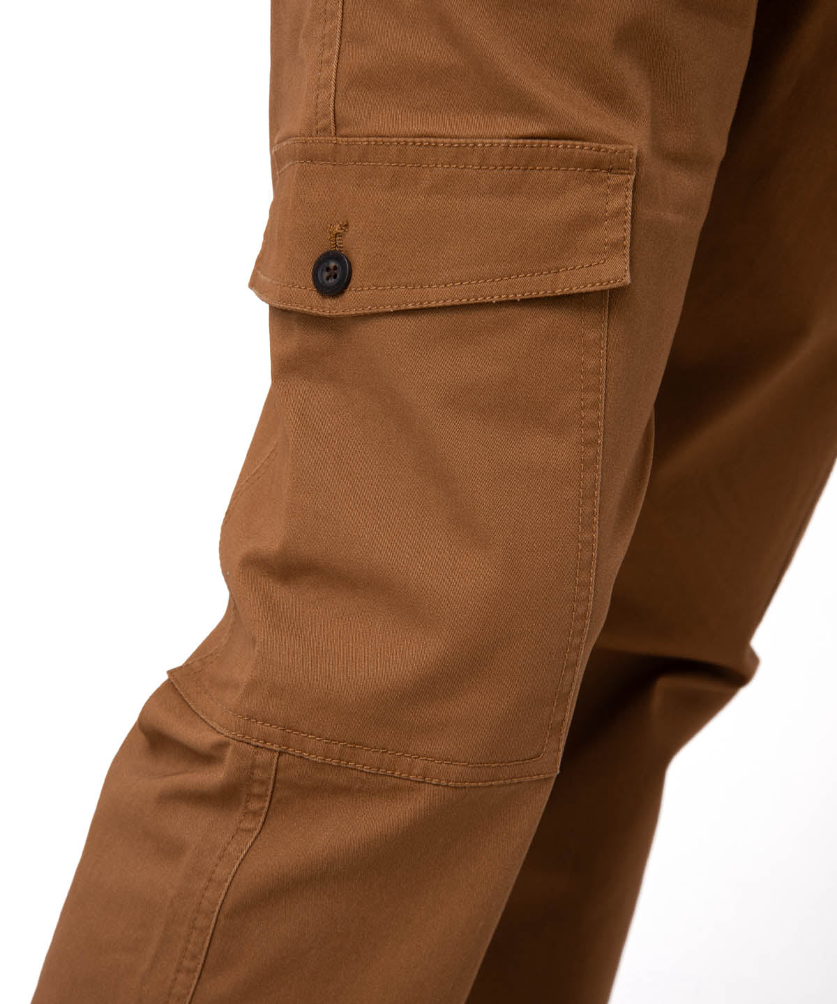 Pantalón Hombre Cargo Slim Café Cat