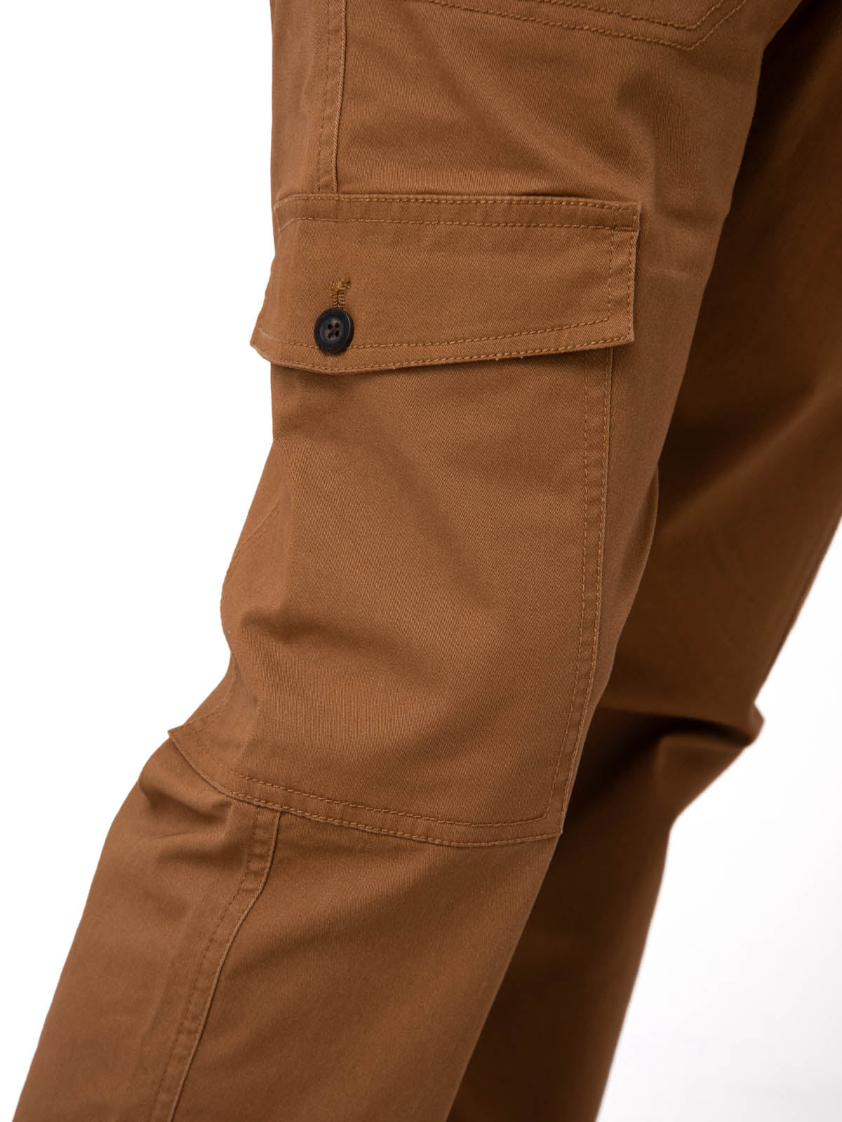 Pantalón Hombre Cargo Slim Café Cat