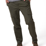 Pantalón Hombre Cargo Slim Verde Cat