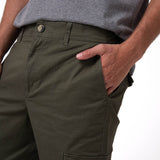 Pantalón Hombre Cargo Slim Verde Cat