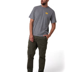 Pantalón Hombre Cargo Slim Verde Cat