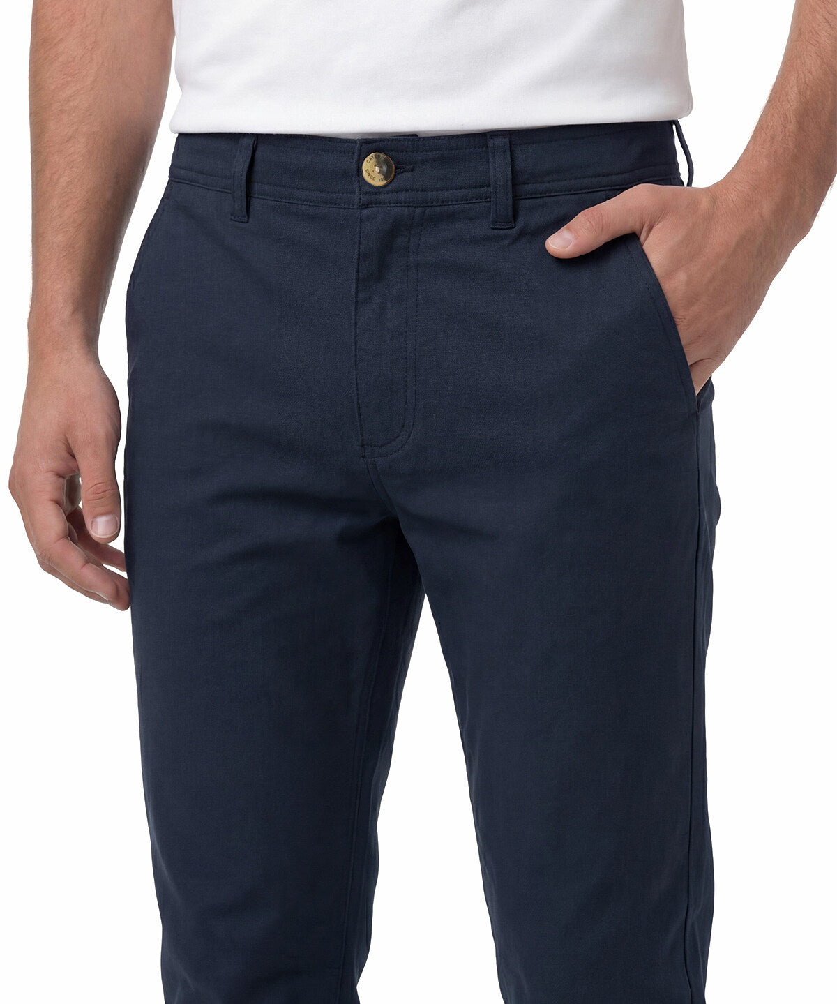 Pantalón Hombre Slim Tapered Chino Azul Cat