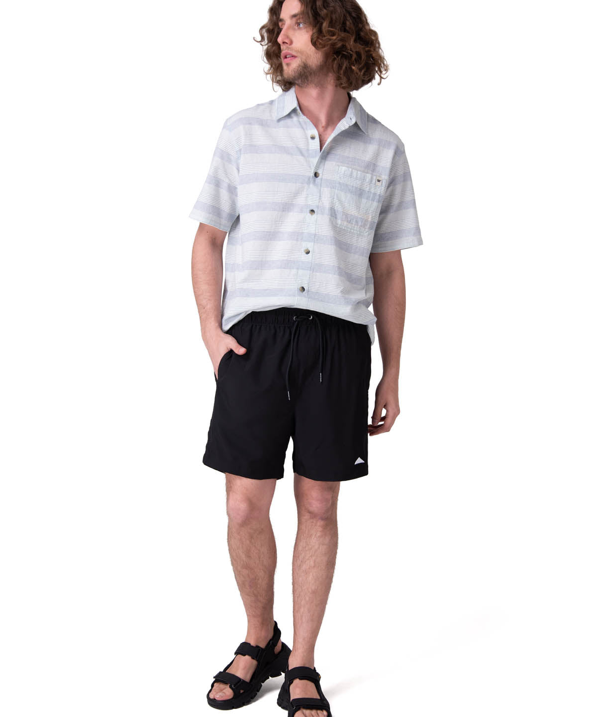 Traje De Baño Hombre Swim Trunk Negro