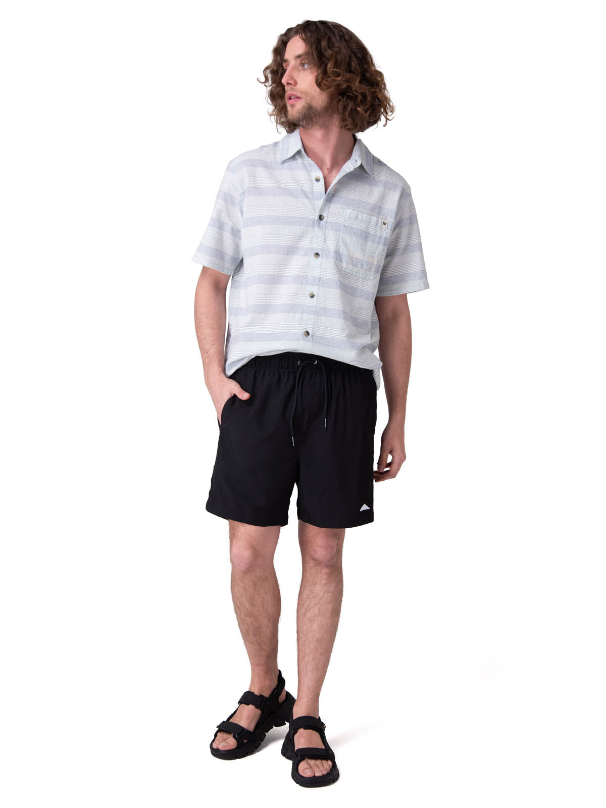 Traje De Baño Hombre Swim Trunk Negro