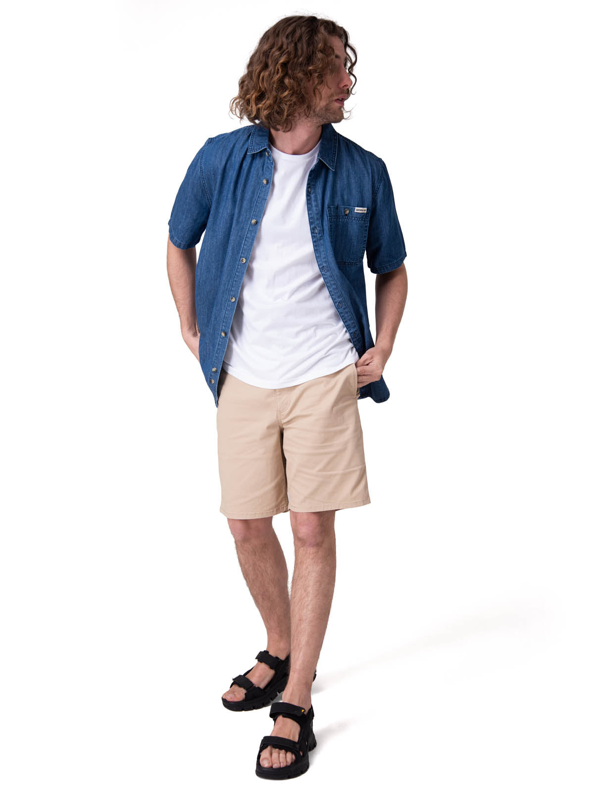 Short Hombre Chino Short Beige/Crudo