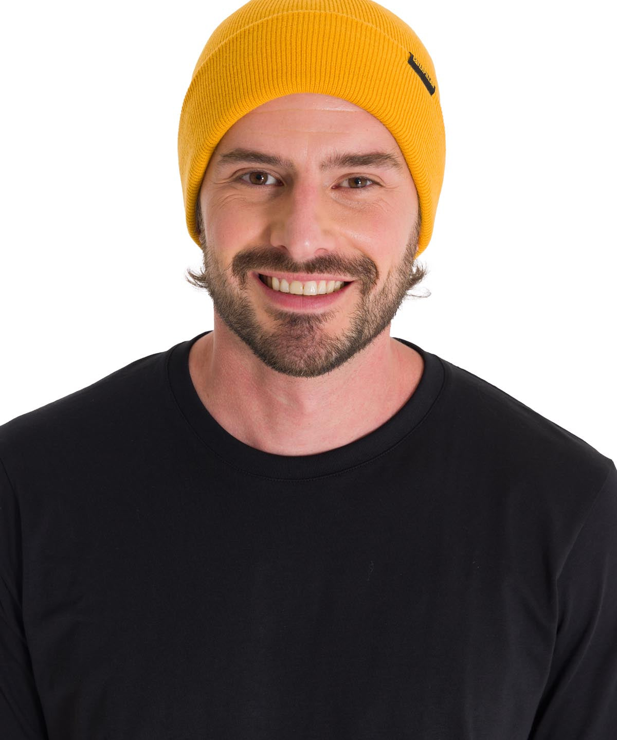 Gorro Hombre Foundation Knit Amarillo Cat