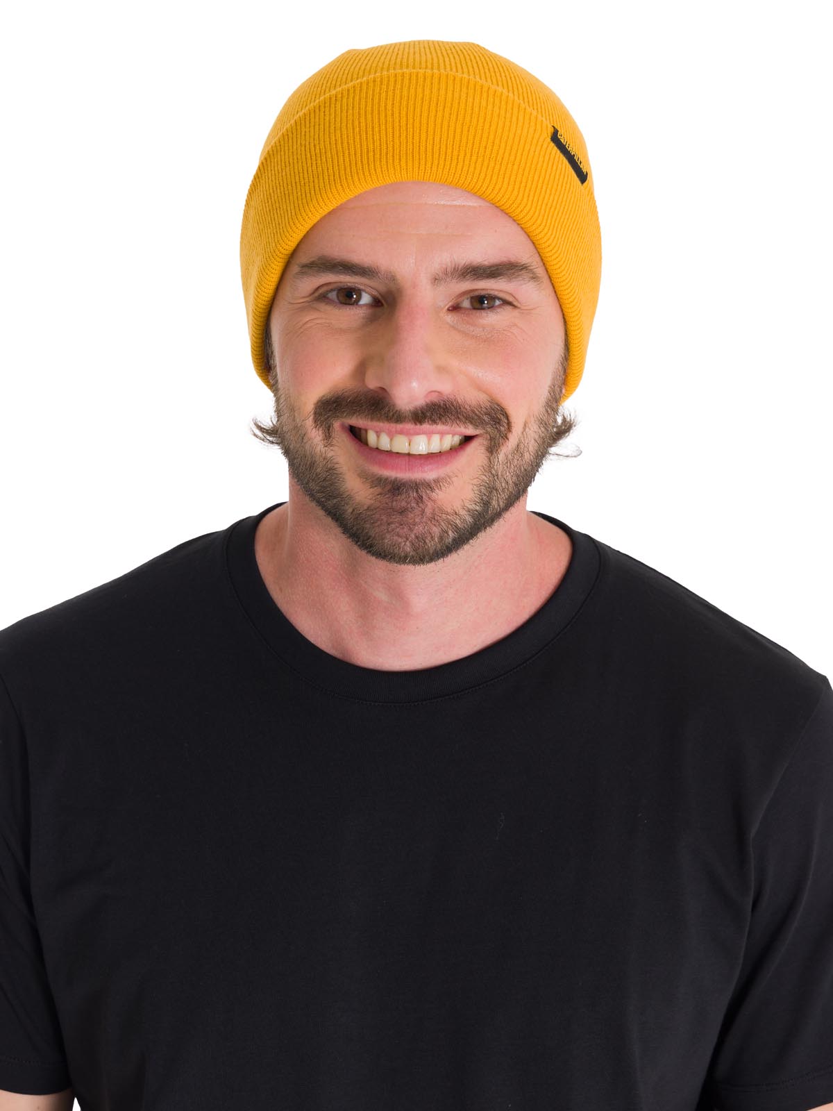 Gorro Hombre Foundation Knit Amarillo Cat