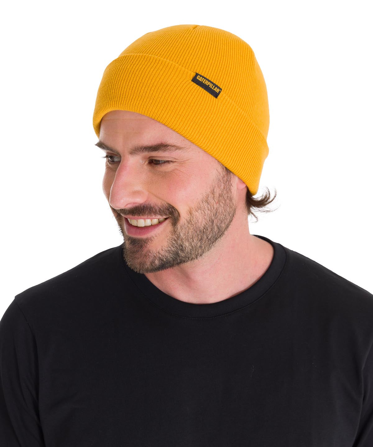 Gorro Hombre Foundation Knit Amarillo Cat