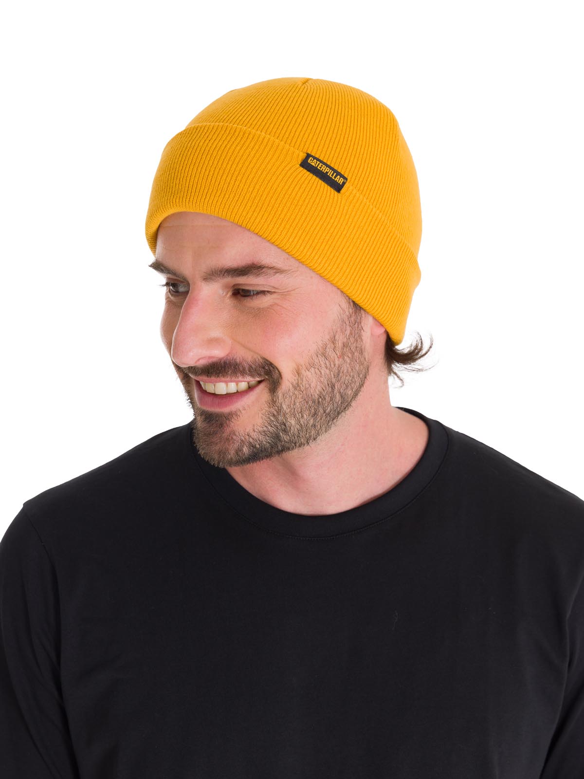 Gorro Hombre Foundation Knit Amarillo Cat