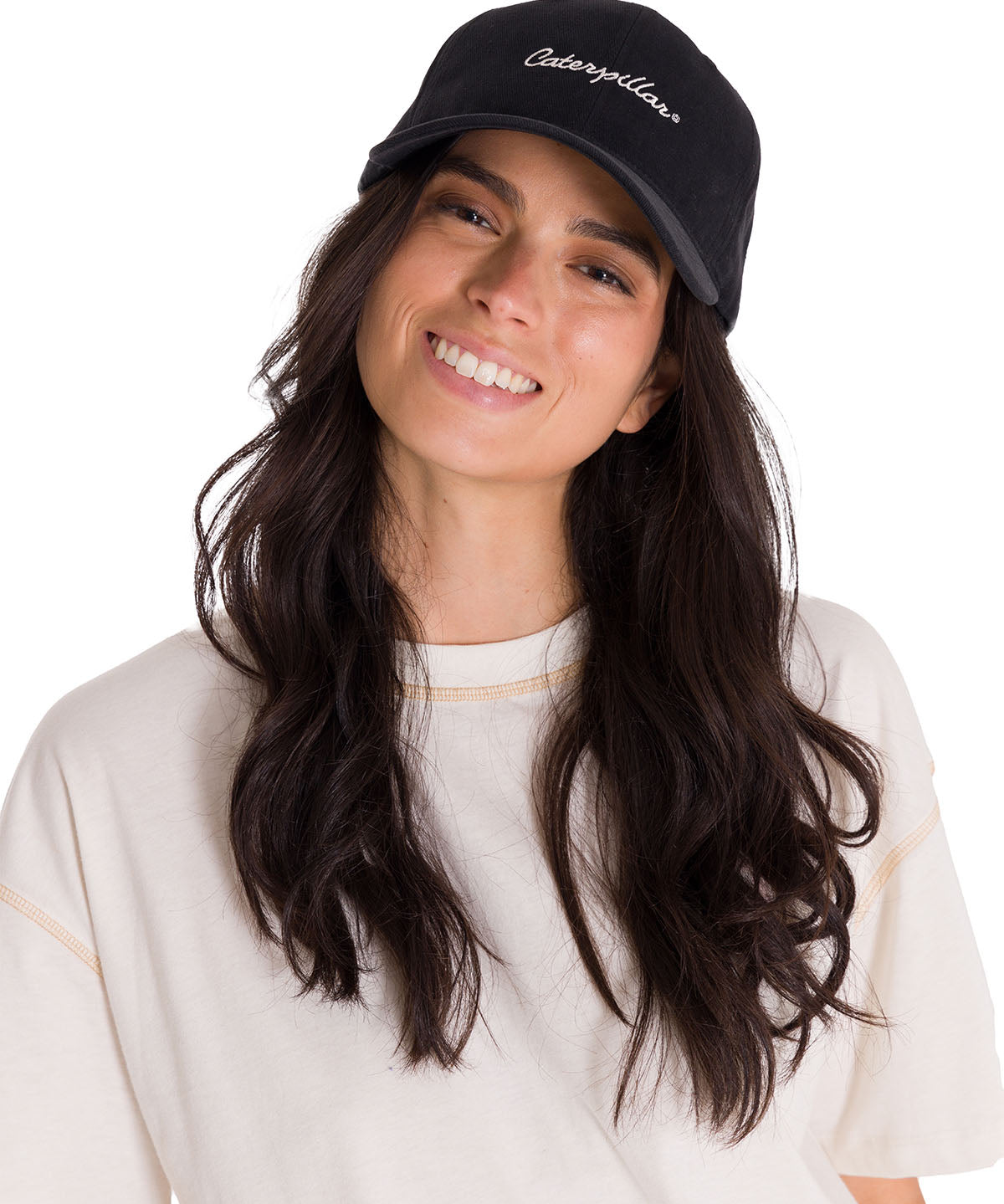 Jockey Con Broche Mujer W'S Script Hat Negro Cat