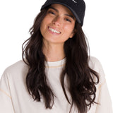 Jockey Con Broche Mujer W'S Script Hat Negro Cat