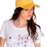 Jockey Mujer CAT W S Script Hat - Turmeric